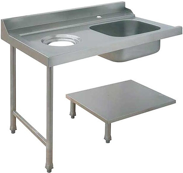 Стол для грязной посуды Apach 80207 1200ММ левый