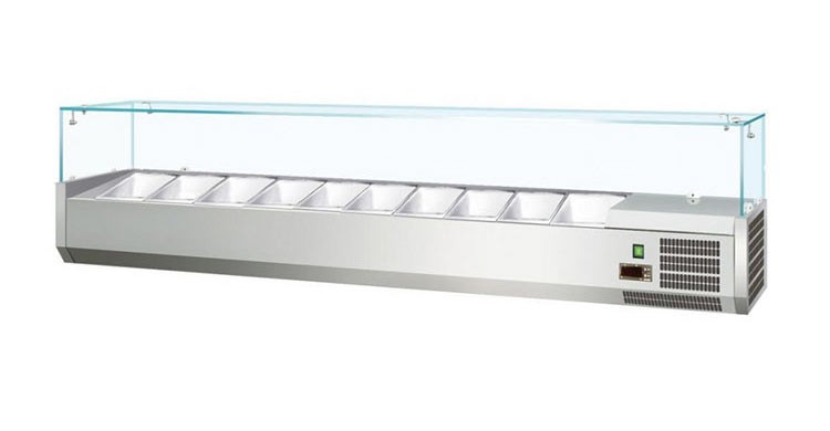 Витрина холодильная для стола-саладетты Techcold VRX1400
