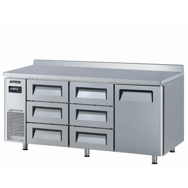 Стол холодильный Turbo air KWR18-2D-6 700 мм