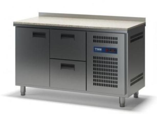Стол холодильный ТММ СХСБ-К-2/1Д-2Я (1390x600x870)