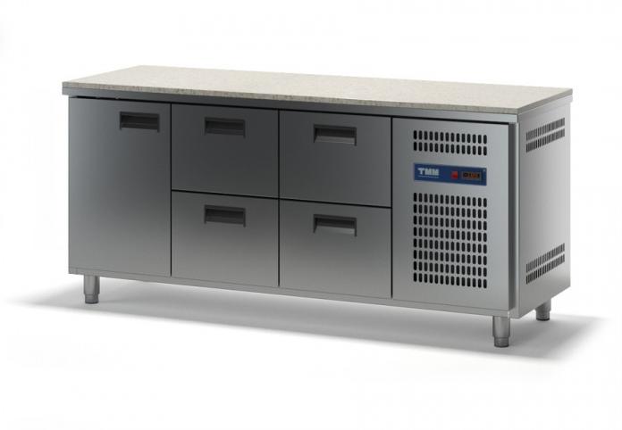 Стол холодильный ТММ СХСБ-К-1/1Д-4Я (1835x600x870)