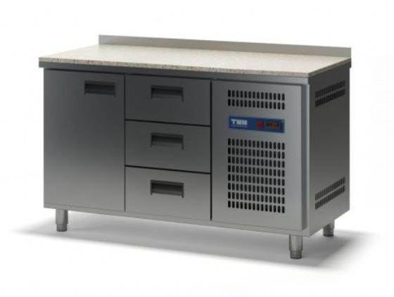 Стол холодильный ТММ СХСБ-К-2/1Д-3Я (1390x600x870)