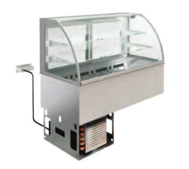 Витрина холодильная с охлаждающей поверхностью EMAINOX I7VV2RPR3 8046455 встраиваемая