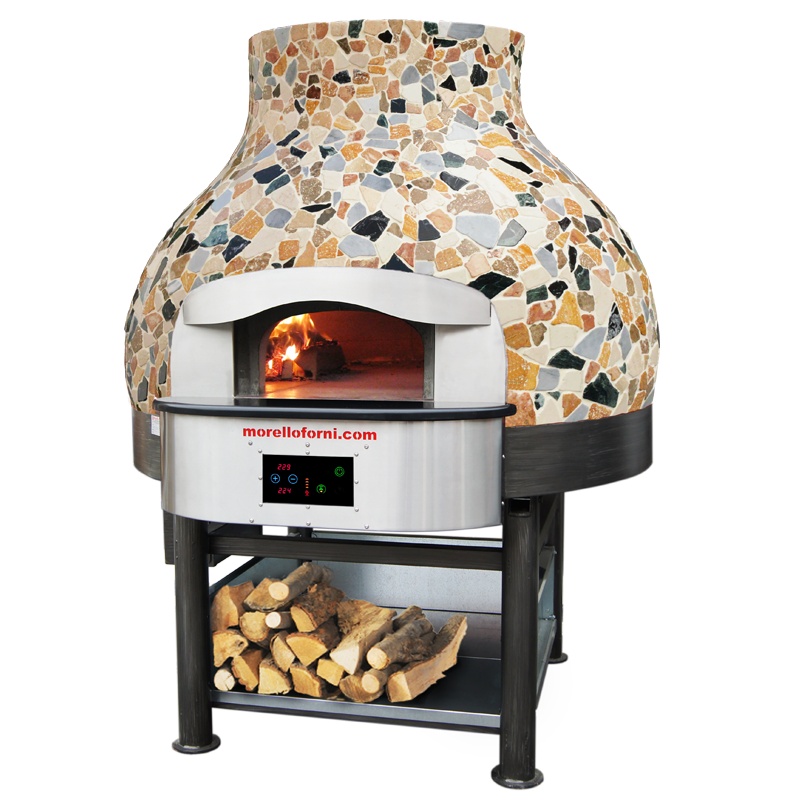 Печь для пиццы Morello Forni  MIXe110 Volcano Mosaico