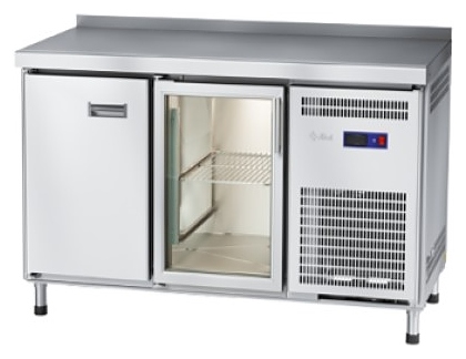 Стол холодильный Abat СХС-60-01 (дверь-стекло, дверь, борт)