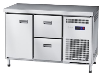 Стол холодильный Abat СХС-70-01 (2 ящика, 1 дверь, без борта)
