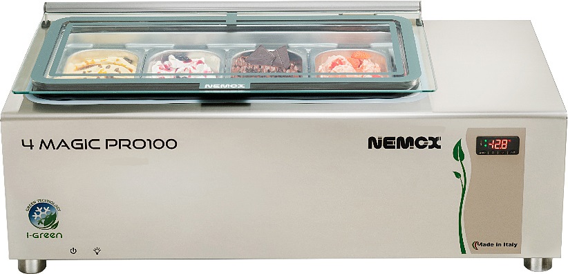 Витрина для мороженого Nemox i-Green 4 Magic Pro100
