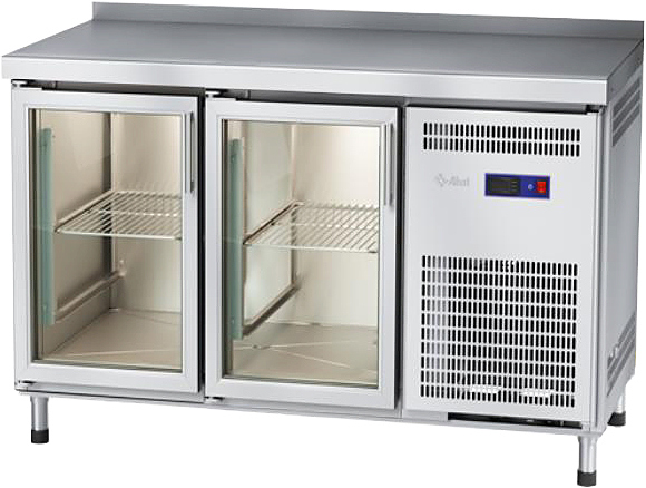 Стол морозильный Abat СХН-70-01 (дверь-стекло, дверь-стекло, борт)