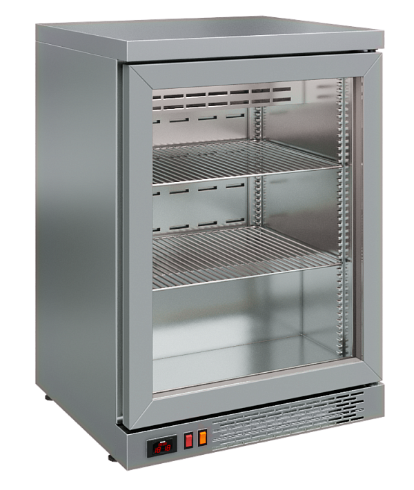 Стол холодильный барный Polair TD101-Grande серый
