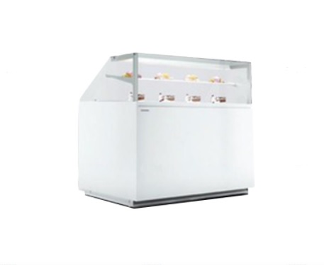 Прилавок холодильный кондитерский Es System K VOLANS 0,9 внутр. RAL9003