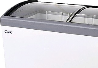 Ларь морозильный Снеж МЛГ-350 серый