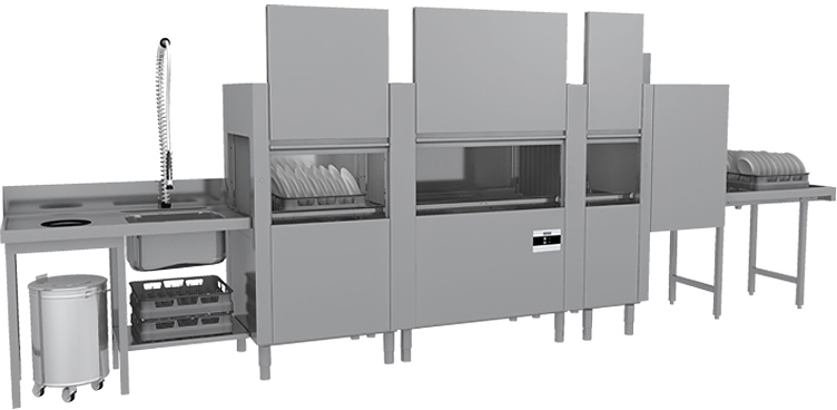 Машина посудомоечная конвейерная Apach Chef Line LTPT200 WMR POWER