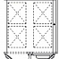 Шкаф расстоечный  Pavailler  CF 68-4/2 CPS 60X80 2 двери 4 тележки